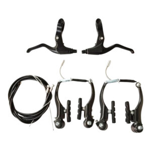 Rem Set V-Brake Trex Alloy (1 Set Handle Lever Alloy, 2 Set V-Brake Arm Alloy, 1 Set Brake Cable)