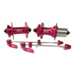 Hub Alloy 32H Spline 6-Bolt Quick Release Front Rear Red di Kudus