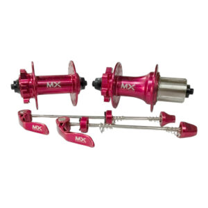 Hub Alloy 32H Spline 6-Bolt Quick Release Front Rear Red di Kudus