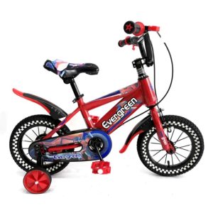 Sepeda BMX Evergreen Logan 12 inci warna merah di Kudus fork oversize