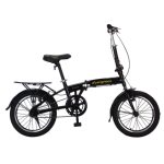 Sepeda lipat Evergreen di Kudus ukuran 16 Inchi single speed 2026 warna hitam