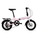 Sepeda Lipat Exotic 2026 AK di Kudus ukuran 16 inchi warna blossom pink