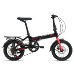 Sepeda Lipat Exotic 2026 AK di Kudus ukuran 16 inchi warna jet black