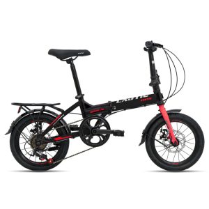 Sepeda Lipat Exotic 2026 AK di Kudus ukuran 16 inchi warna jet black