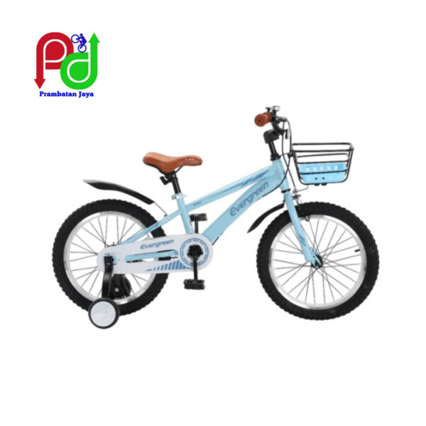 Sepeda BMX Evergreen Evans Vintage warna biru 18 inchi di Kudus