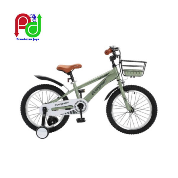 Sepeda BMX Evergreen Evans Vintage warna hijau 18 inchi di Demak