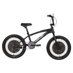 Sepeda BMX 20 Element Hiphop Batman Vs Joker di Kudus warna hitam tampak samping