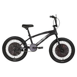 Sepeda BMX 20 Element Hiphop Batman Vs Joker di Kudus warna hitam tampak samping