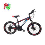 Sepeda gunung Tango Junior 20 inchi warna hitam biru 3 x 7 speed rem cakram di Kudus